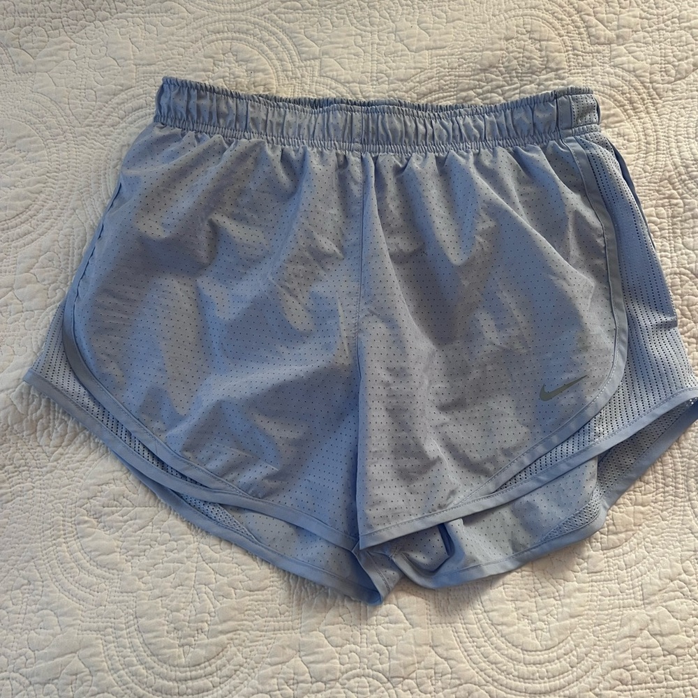 Nike Women's Sky Blue Athletic Shorts